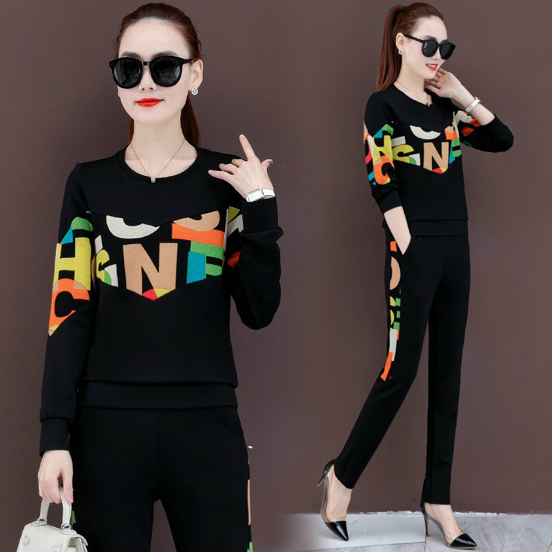 Set Bộ Dài Thể Thao In 3D Sắc Sảo-BTN74